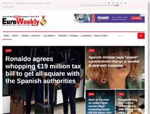 Tablet Screenshot of euroweeklynews.com